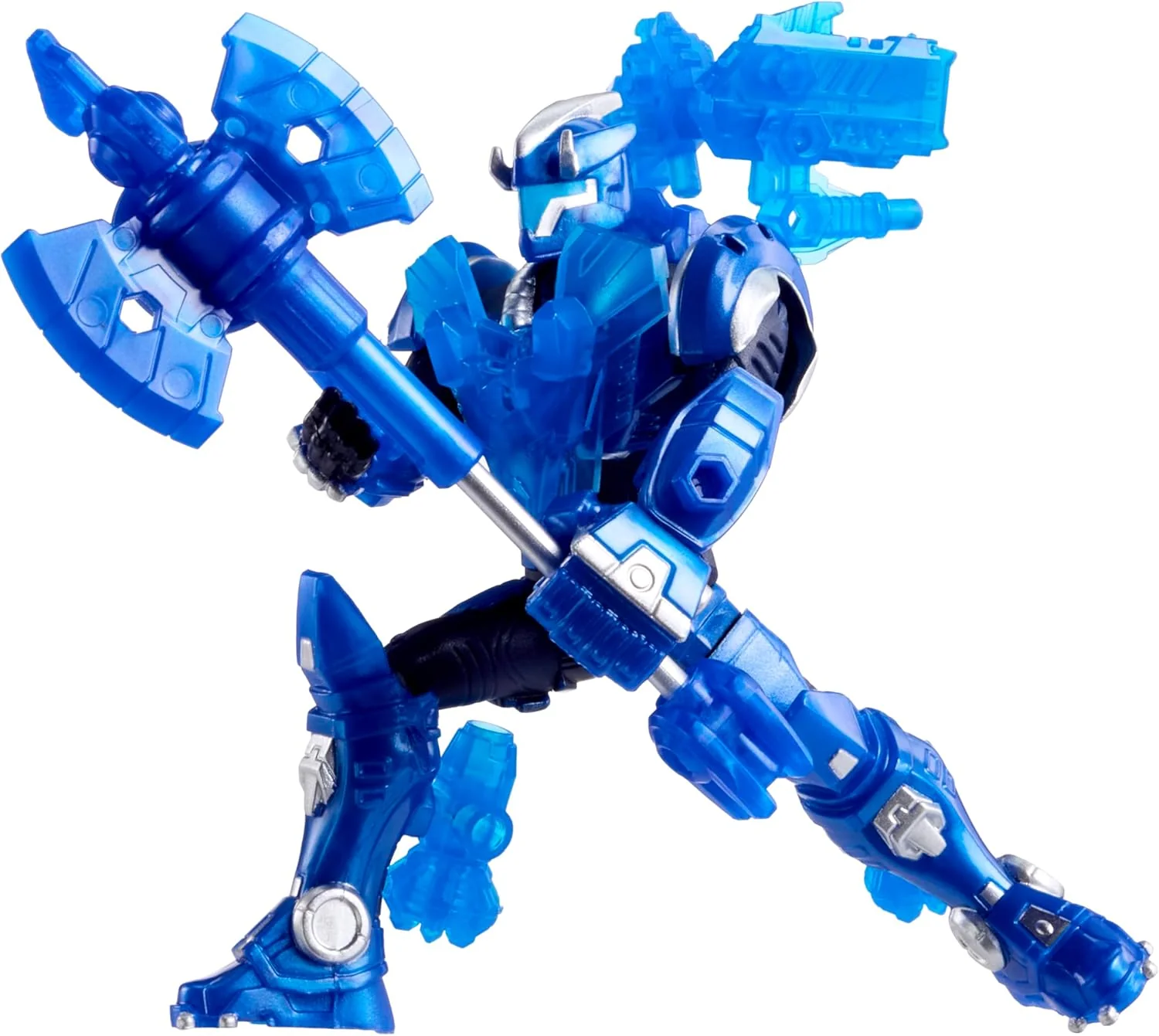 Triceratops Pilot TJ - 9.5cm Poseable Action Figure with Interchangeable Armour Pieces and Transforming Accessory, Suitable for Children Ages 6+ - Image 4
