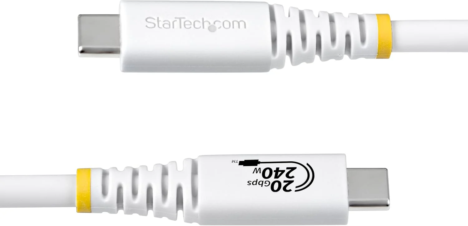 Startech - Usb Cable - Usb-C (M) To Usb-C (M) - Usb4 / Thunderbolt 3 / Thunderbolt 4 / Displayport 1.4 - 2 M - 4K120Hz S - Image 6