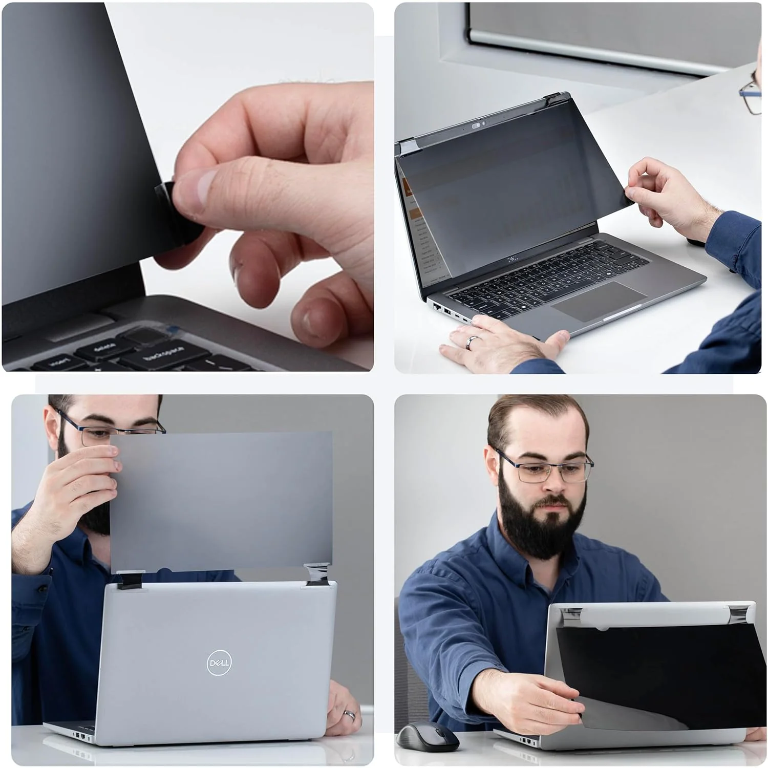 StarTech.Com Filtro Privacy Luminoso da 13,3” 16:9 con Supporto Touch, Schermo Privacy Ribaltabile Antiriflesso, Trasmittanza Luminosa 75%, Angolo di Visione ±30° - Image 4