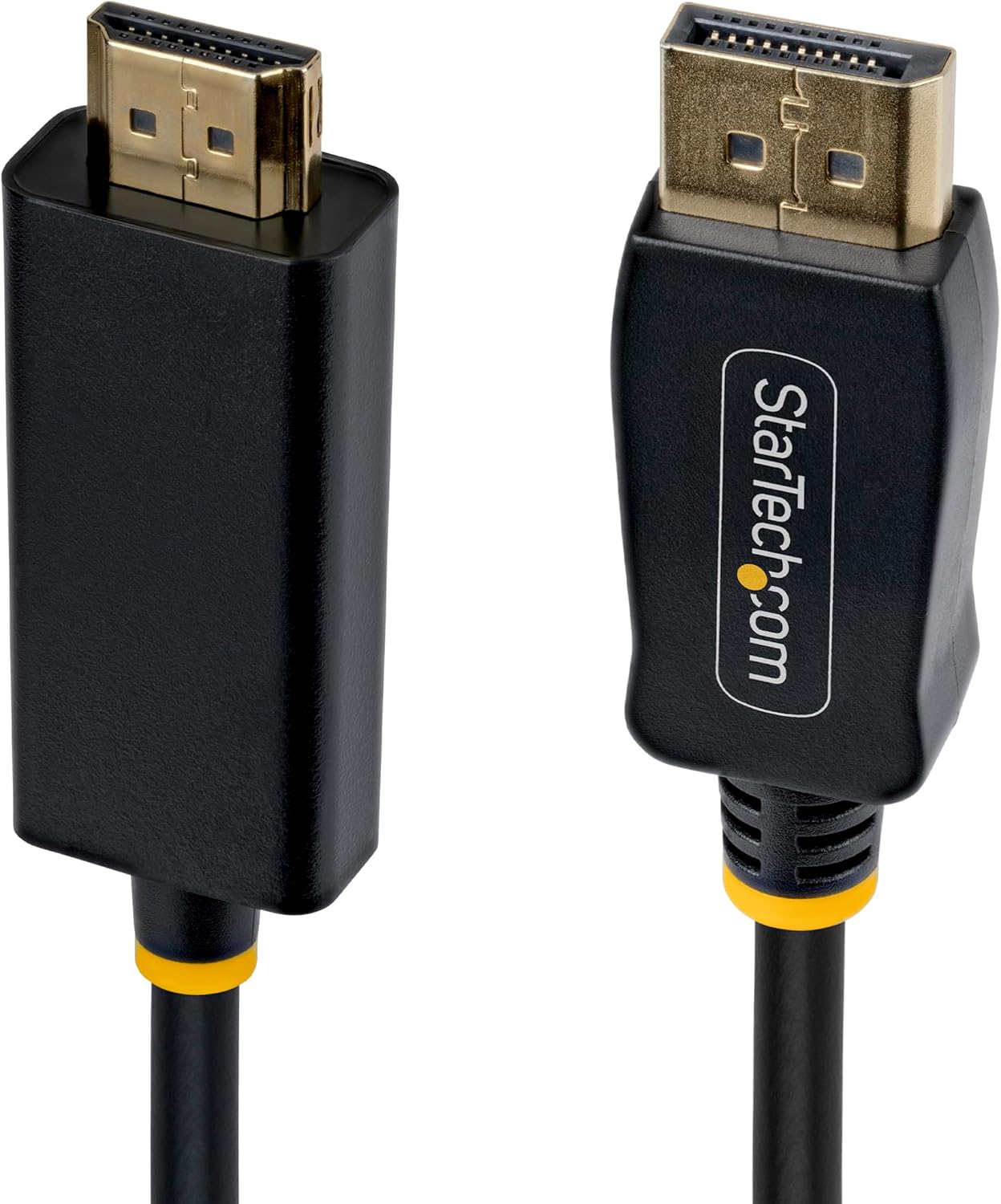 StarTech DisplayPort to HDMI Adapter Cable 1m, Gripping HDMI Connector, 4K@60 / 1440p@120, HDR, Uni-Directional Cord For Desktop, Lenovo, Dell, HP - Image 3