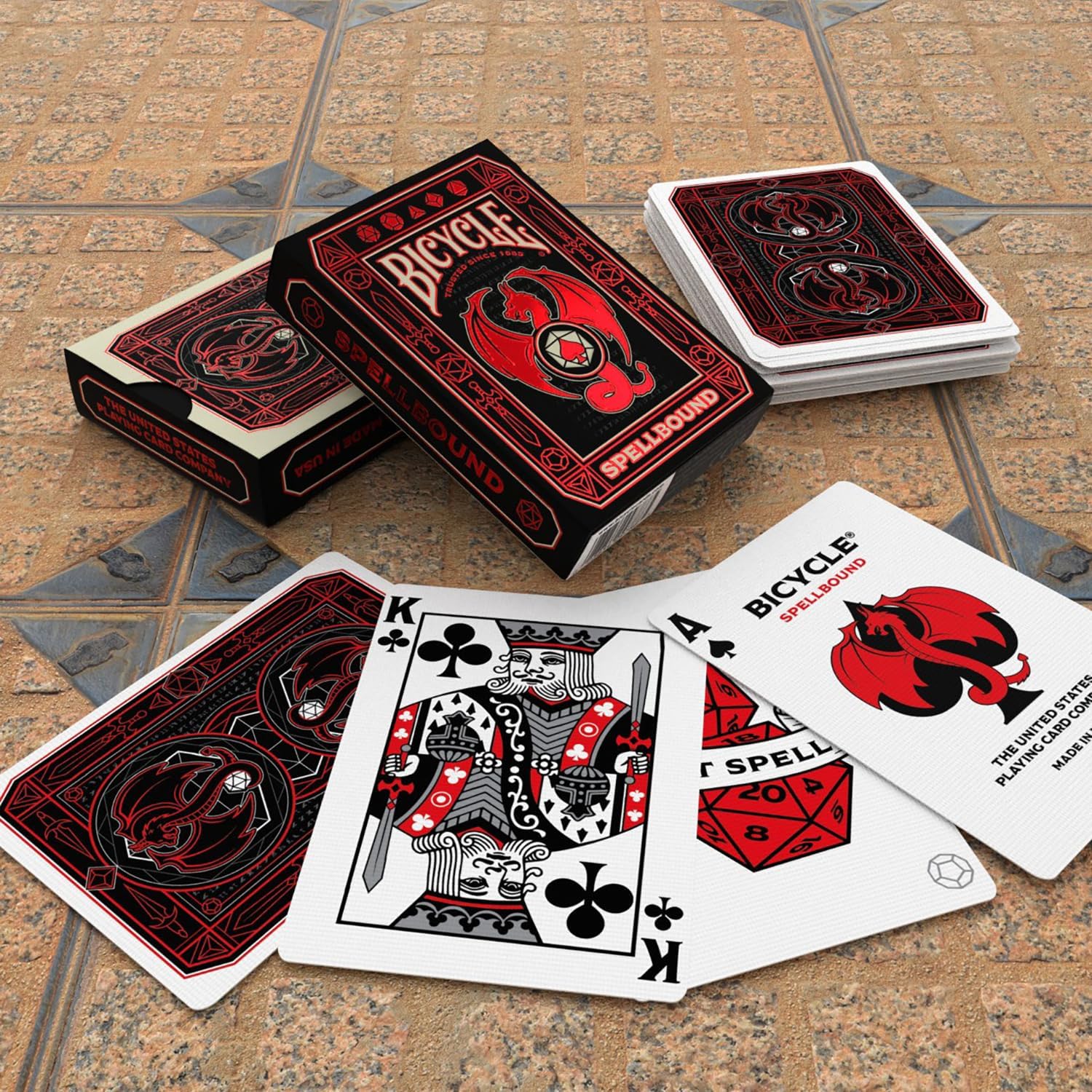 Bicycle Spellbound (Designer Playing Cards, Poker, Skat...), Grey - Image 5