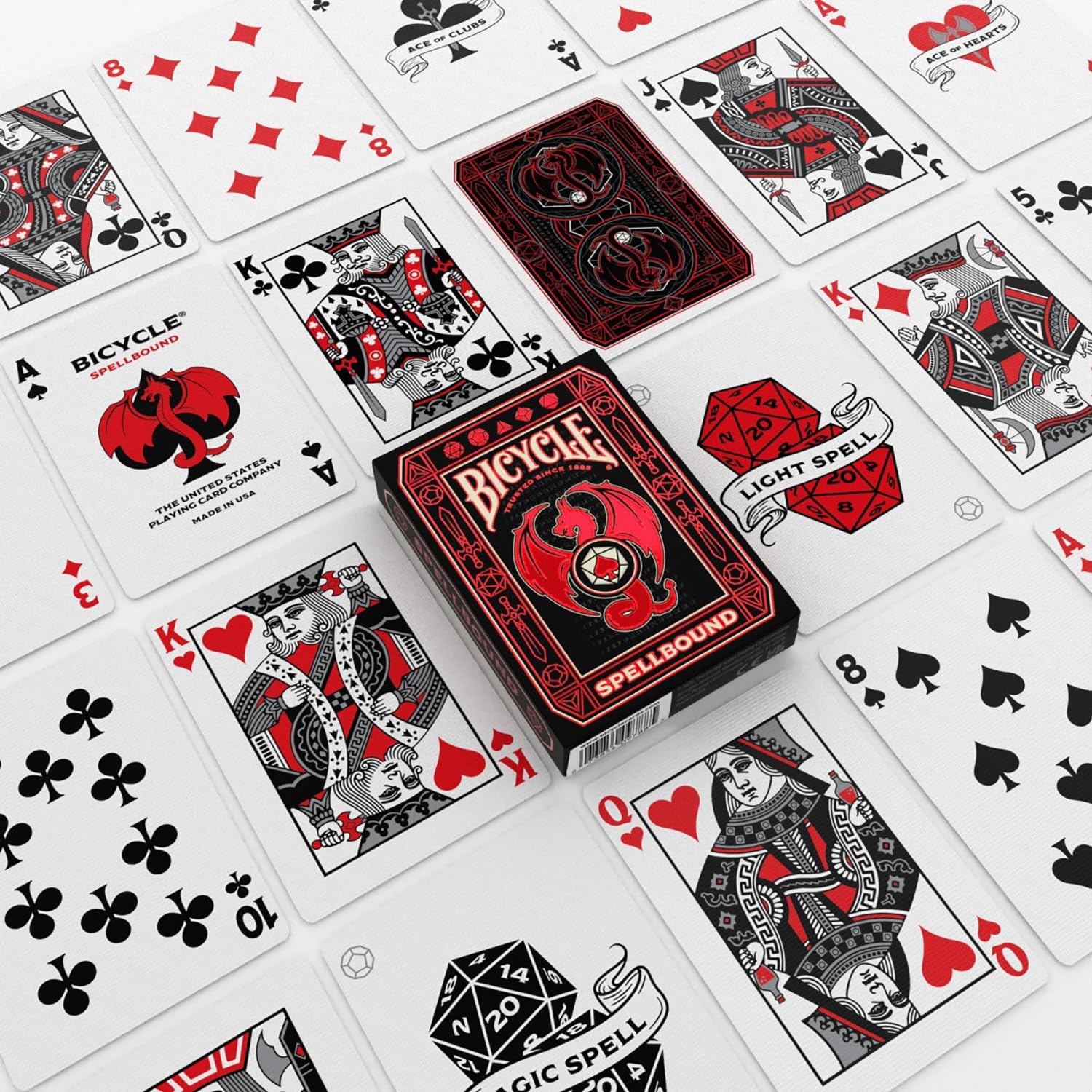 Bicycle Spellbound (Designer Playing Cards, Poker, Skat...), Grey - Image 6