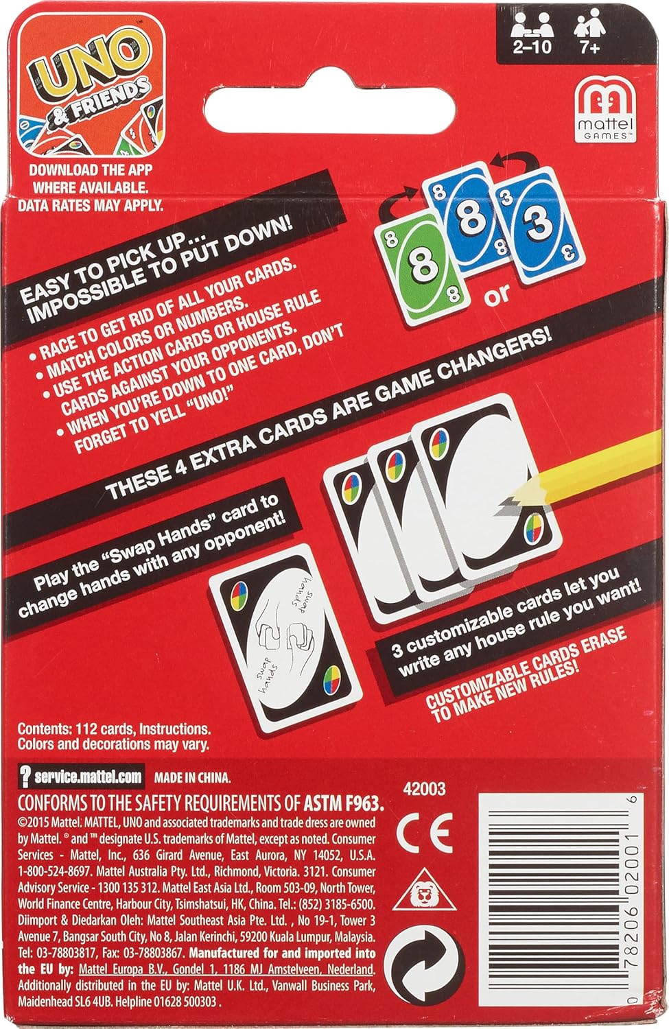 Uno Card Game 2013 - Image 2