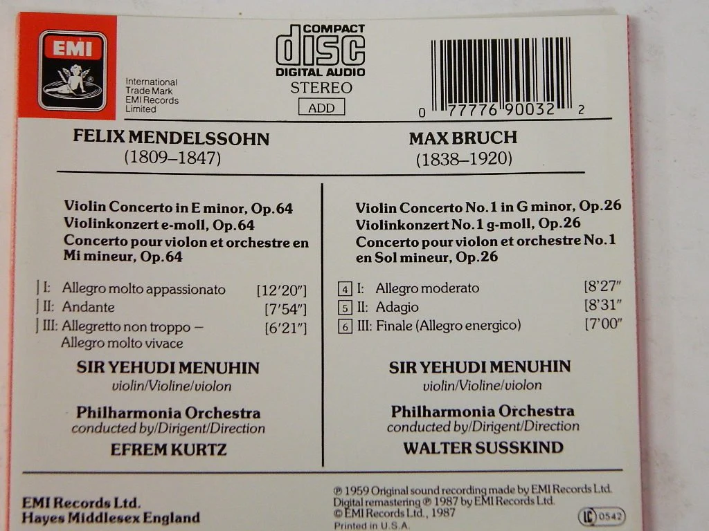 Yehudi Menuhin - Violinkonzerte - Image 2