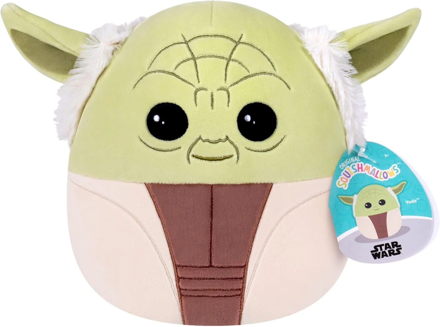 Squishmallows SQDI01956 - Star Wars Yoda 20 cm, offizielles Jazwares Plüsch, superweiches Kuscheltier - Image 4