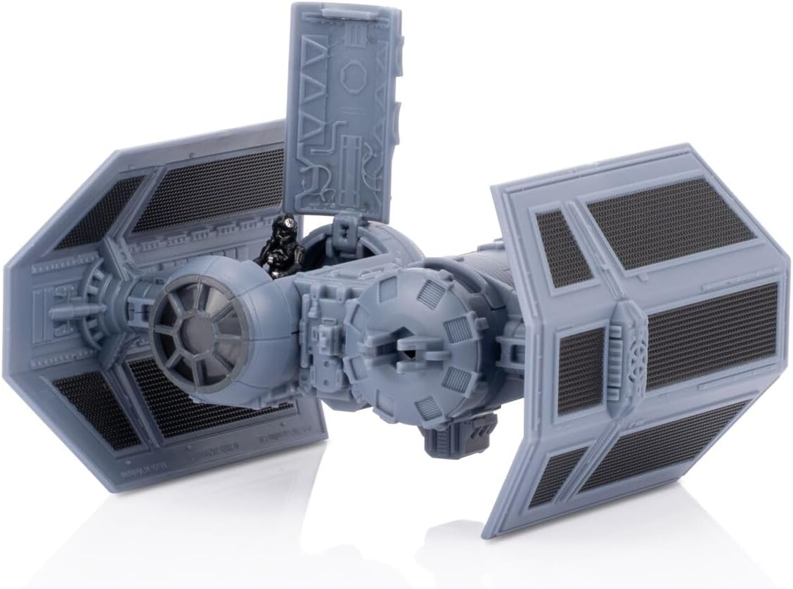 Star Wars Micro Galaxy Squadron TIE Bomber (Armada Edition) - 5-Inch Vehicle with Dual Cockpits, Bomb Bay, and 1-Inch Micro Figure Accessory - Image 2