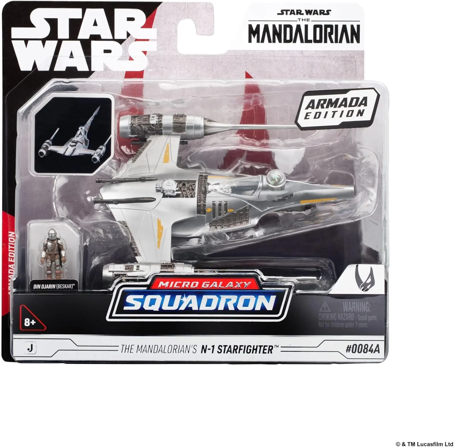 Star Wars™ Micro Galaxy Squadron SWJ0537 - N-1 Sternenjäger des Mandalorianers (Armada Edition) - offizielles 12,5 cm großes Fahrzeug mit 2 Micro-Figuren (2,5 cm - Image 4
