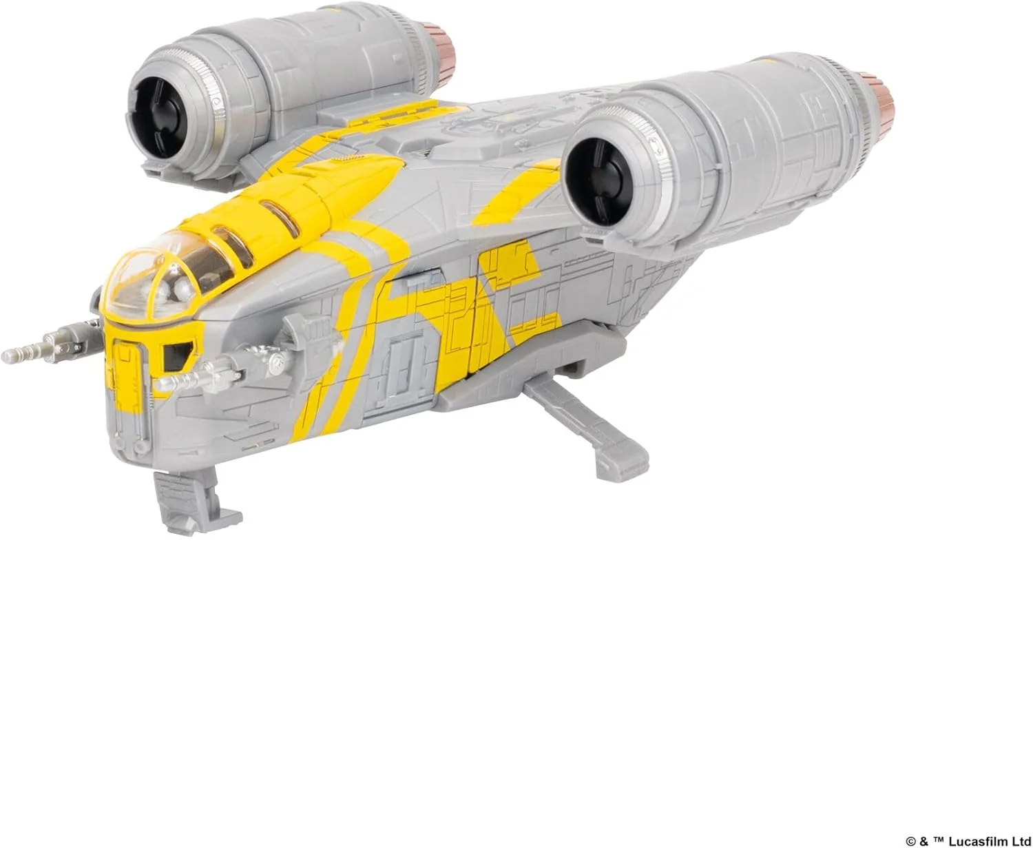 Star Wars™ Micro Galaxy Squadron SWJ0543 - Razor Crest - offizielles 18 cm großes Fahrzeug mit 1 Micro-Figur (2,5 cm - Image 4