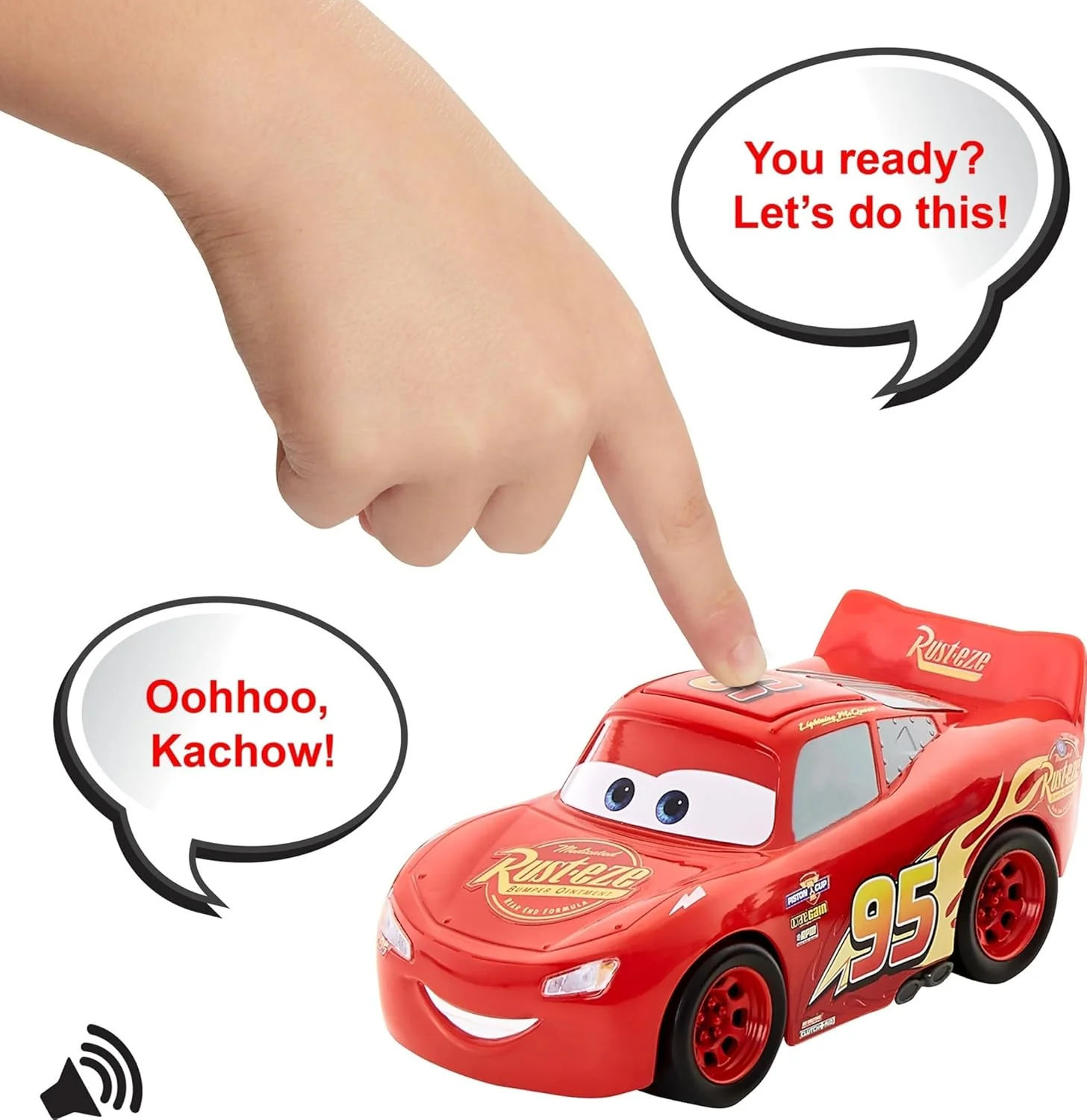 Disney Pixar Cars Track Talkers Lightning McQueen - Image 2