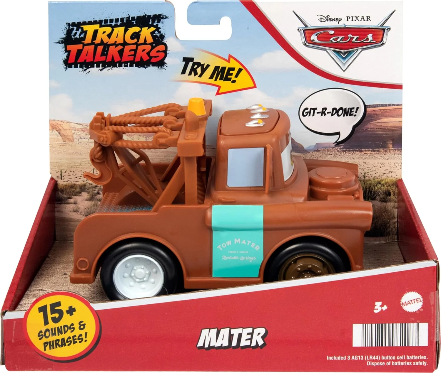 Pixar Disney Cars Track Talkers - Mater Talking Vehicle - Image 7
