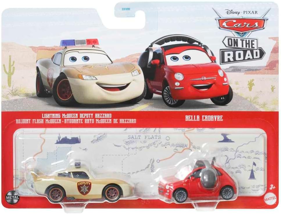 Disney Pixar Cars Lightning McQueen Deputy Hazzard and Bella Cadavre - Image 5
