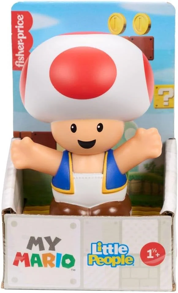 My Mario Fisher-Price Little People 7 cm, My Mario Toad FigureAction Figures For Kids - Image 3