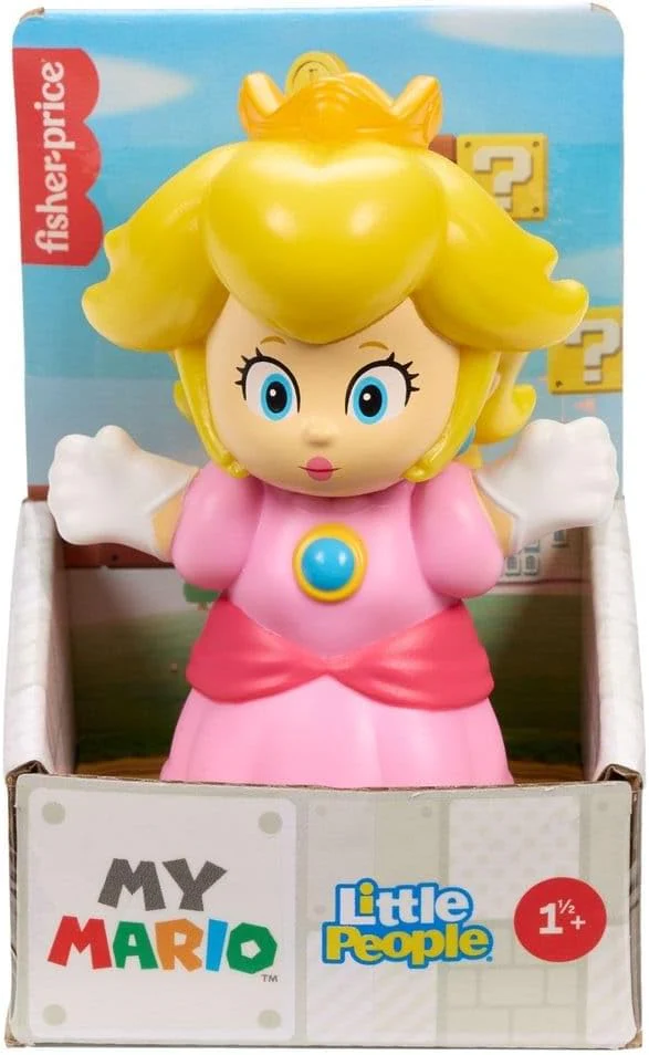My Mario Fisher-Price Little People 7 cm, My Mario Princess Peach Figure Action Figures For Kids - Image 2