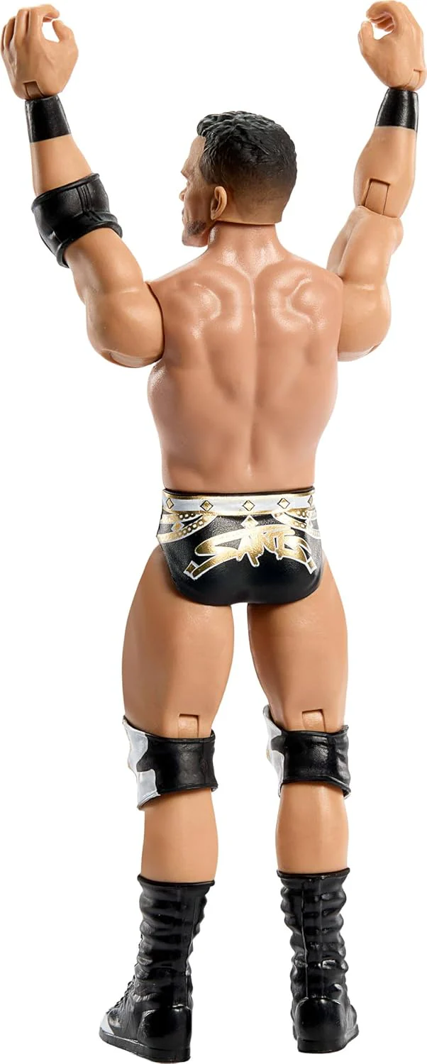 Mattel WWE Ricky Saints Action Figure, Main Event Series #164, 6-inch Collectible Superstar with 14 Articulation Points & Life-Like Look, JHJ09 - Image 5