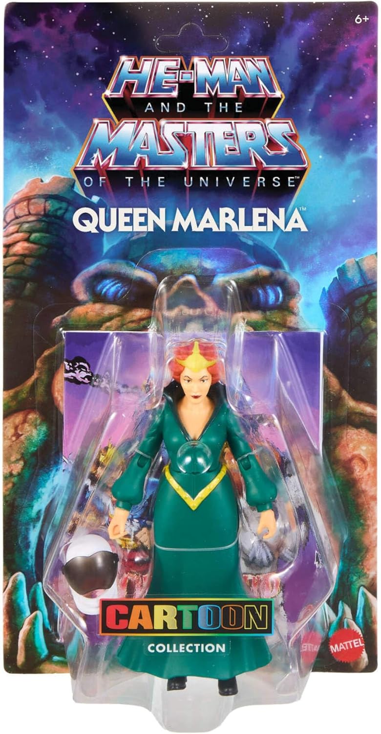 Masters of the Universe Origins Actionfigur Königin Marlena aus der Cartoon-Kollektion, ca. 14 cm groß, königliche 1980er Motu TV-Heldin, detailreiches Design und Raumfahrthelm, JKC45 - Image 3