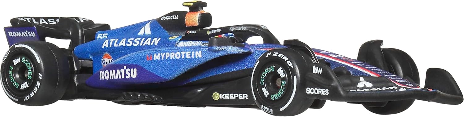 Hot Wheels 1:64 Scale Premium Die-Cast Formula 1 Collectible Toy Race Car with Real Riders Tires & Metal/Metal Body & Chassis (Styles May Vary - Image 3