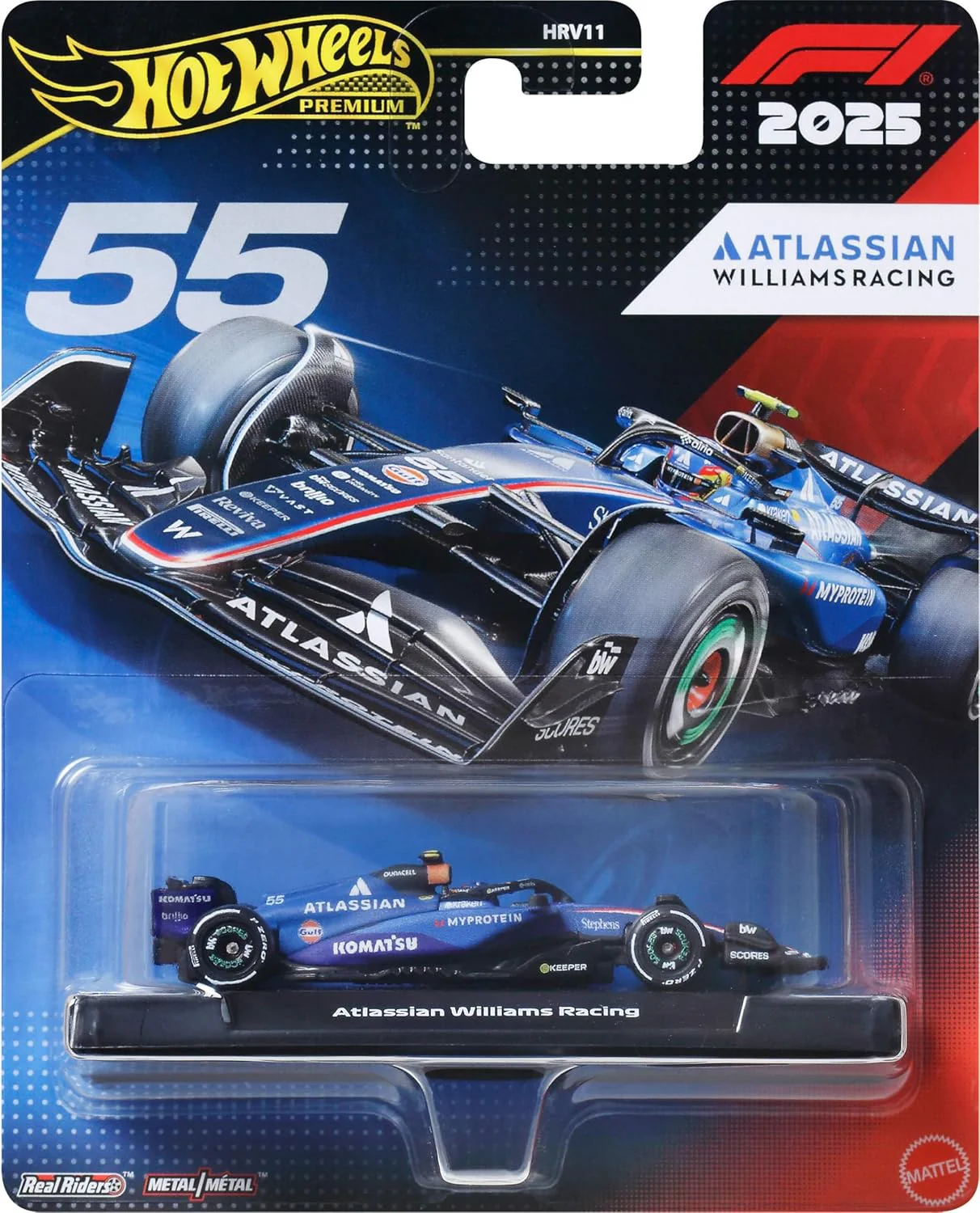 Hot Wheels 1:64 Scale Premium Die-Cast Formula 1 Collectible Toy Race Car with Real Riders Tires & Metal/Metal Body & Chassis (Styles May Vary - Image 6