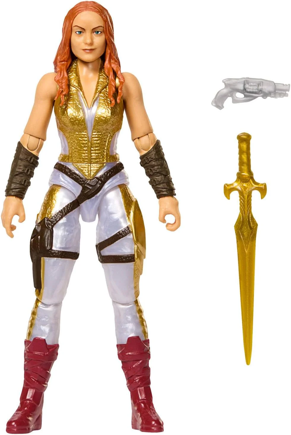 Masters of the Universe - Teela Dea Guerriera, action figure articolata con spada inclusa, ispirata a Camila Mendes dal film Masters of the Universe 2026, 6+ anni, JKH90 - Image 6