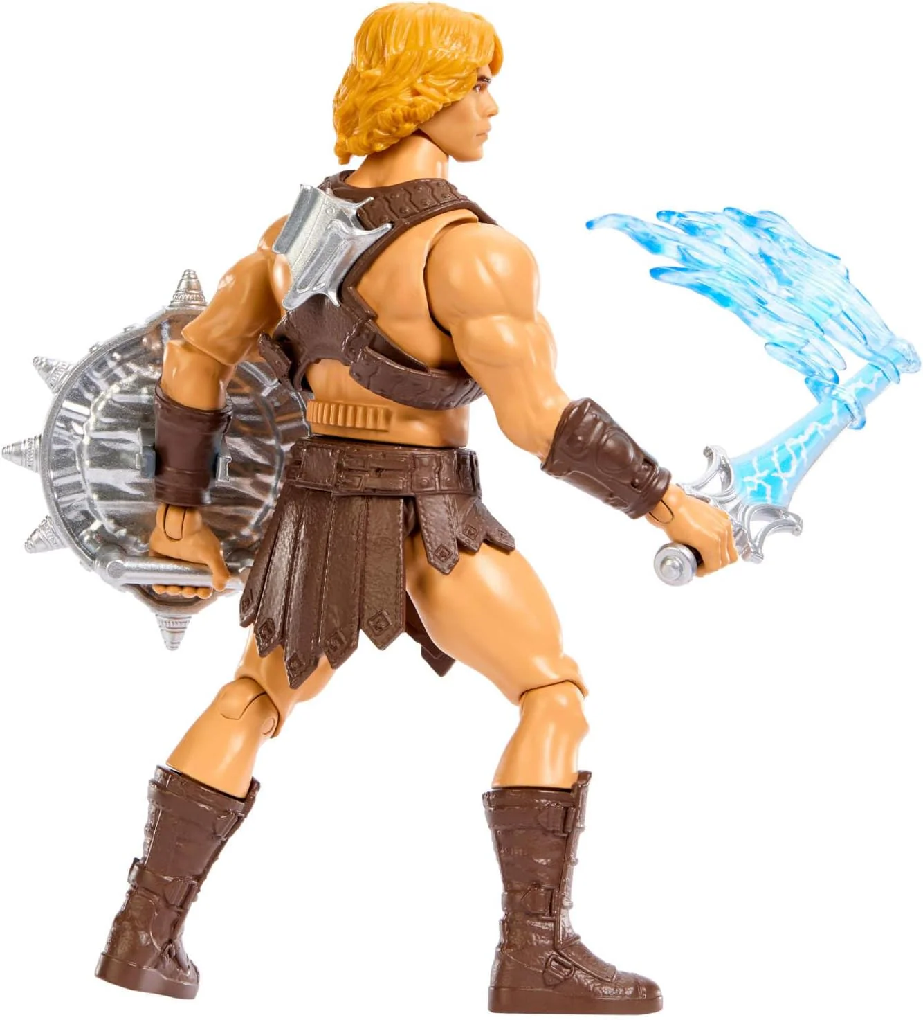 Masters of the Universe - He-Man con colpo di Spada del Potere, action figure con movimento di rotazione e rilascio ispirata all'eroe nel film MOTU 2026, 6+ anni, JKJ02 - Image 5