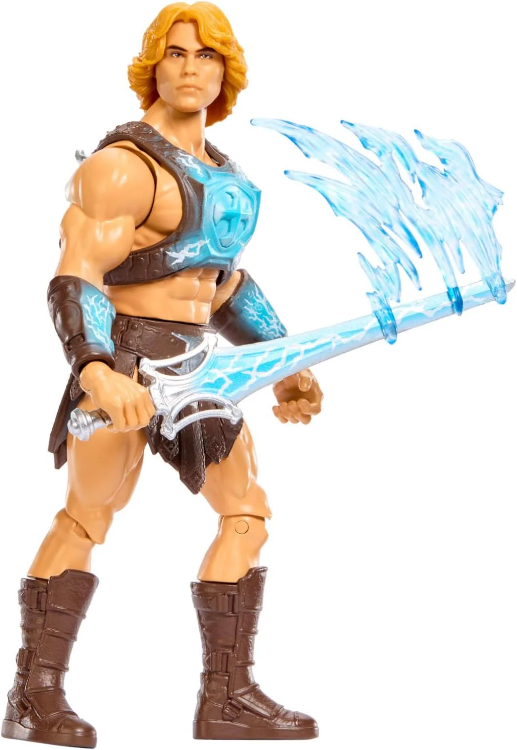 Masters of the Universe - He-Man con colpo di Spada del Potere, action figure con movimento di rotazione e rilascio ispirata all'eroe nel film MOTU 2026, 6+ anni, JKJ02 - Image 6