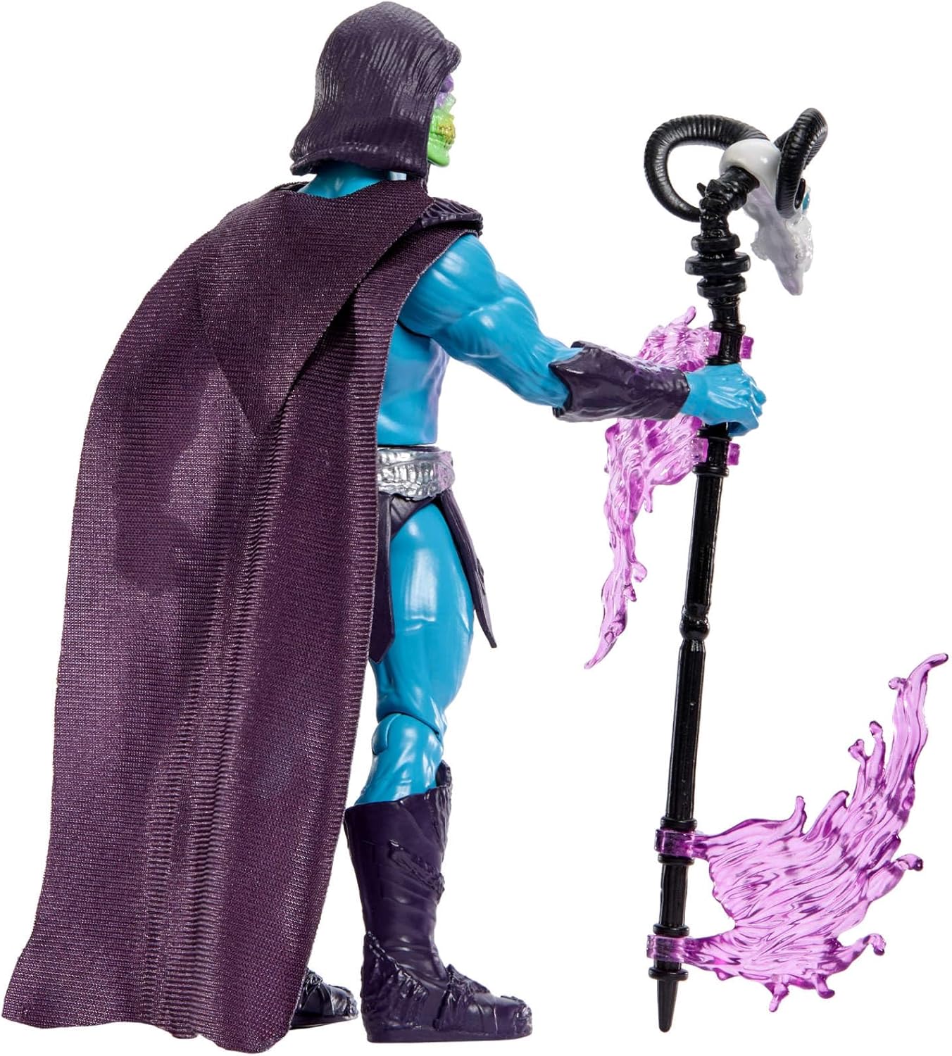 Masters of the Universe - Skeletor, action figure con scettro Havoc e movimento d'attacco rotante, design ispirato al cattivo del film Masters of the Universe 2026, 6+ anni, JKJ00 - Image 2