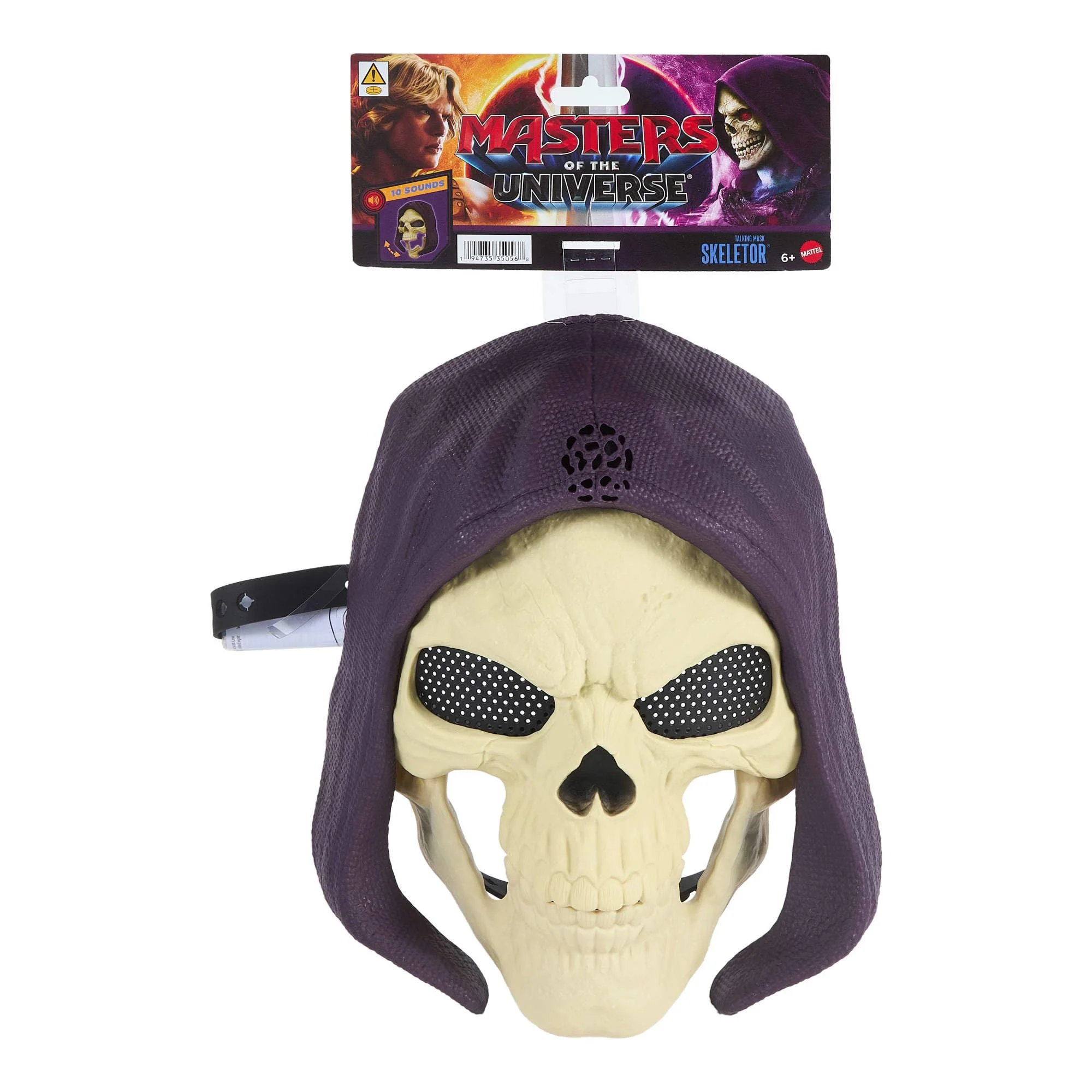 Masters of the Universe Skeletor-Maske, 2026 Film-Aussehen, Dialog, Licht und Sound, Rollenspielkostüm, Kopf, Superbösewicht-Maske, JKJ16
