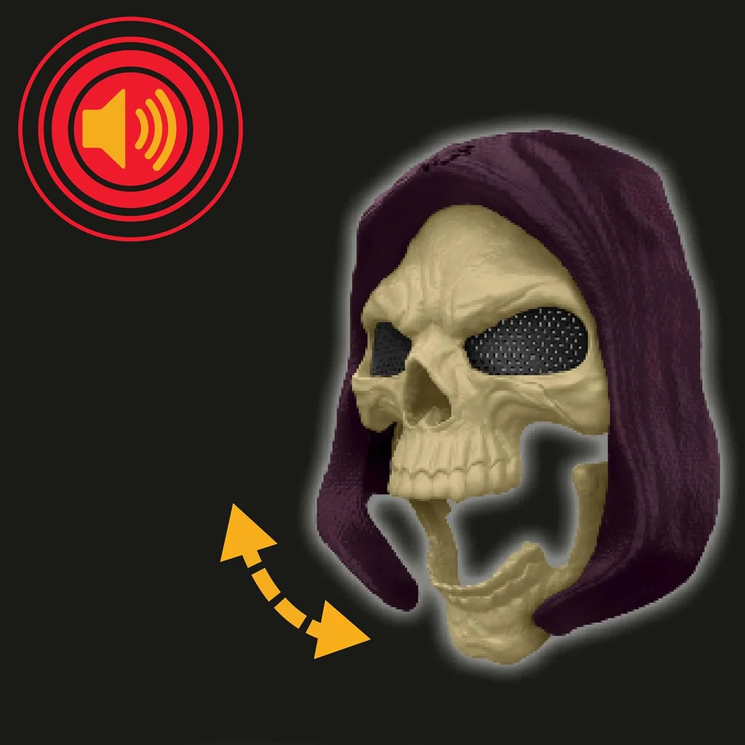 Masters of the Universe Skeletor-Maske, 2026 Film-Aussehen, Dialog, Licht und Sound, Rollenspielkostüm, Kopf, Superbösewicht-Maske, JKJ16 - Image 6