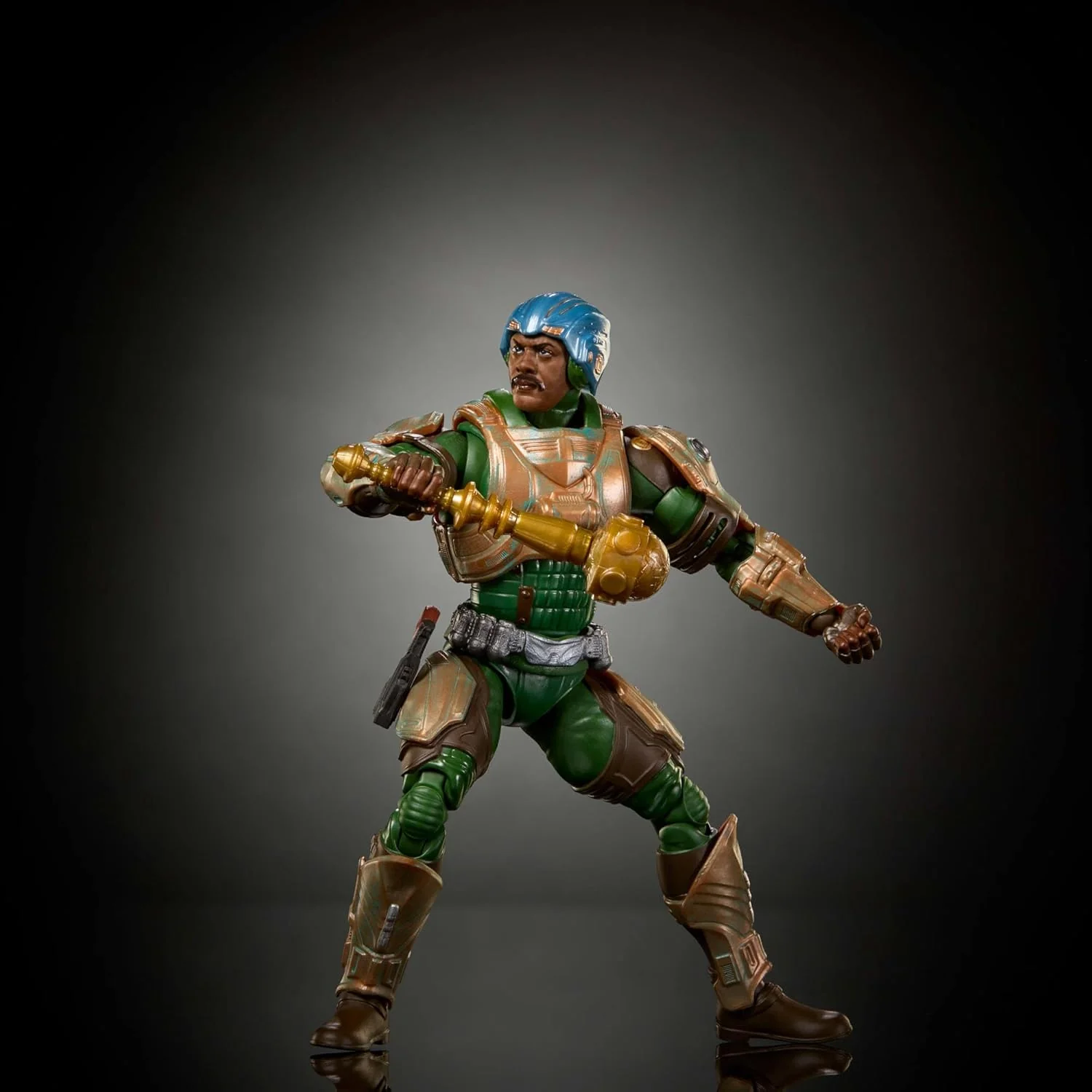 Masters of the Universe Chronicles - Man-at-Arms, action figure Guardia Reale Duncan del film del 2026 in scala 1:12, ispirato a Idris Elba e con design accurato, 6+ anni, JKJ25 - Image 2