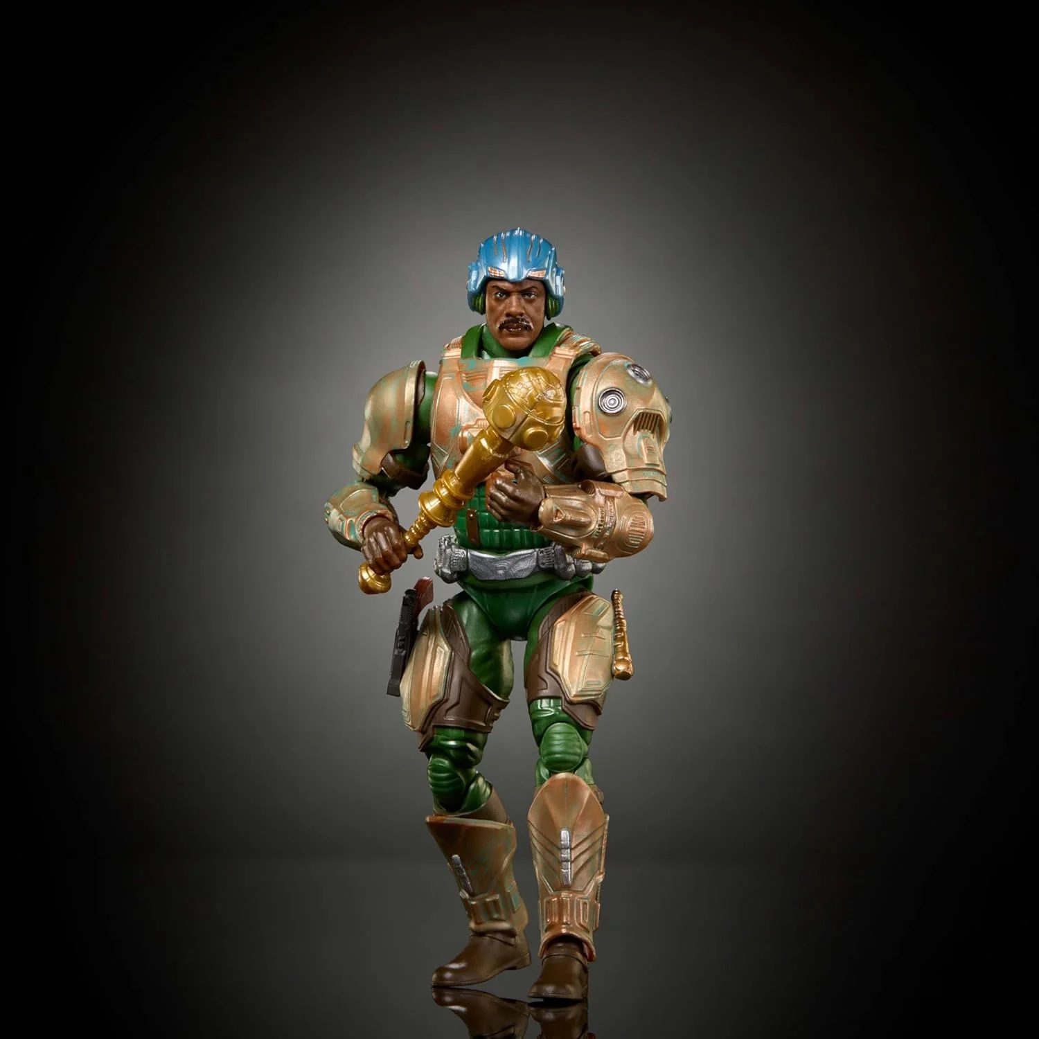 Masters of the Universe Chronicles - Man-at-Arms, action figure Guardia Reale Duncan del film del 2026 in scala 1:12, ispirato a Idris Elba e con design accurato, 6+ anni, JKJ25 - Image 3