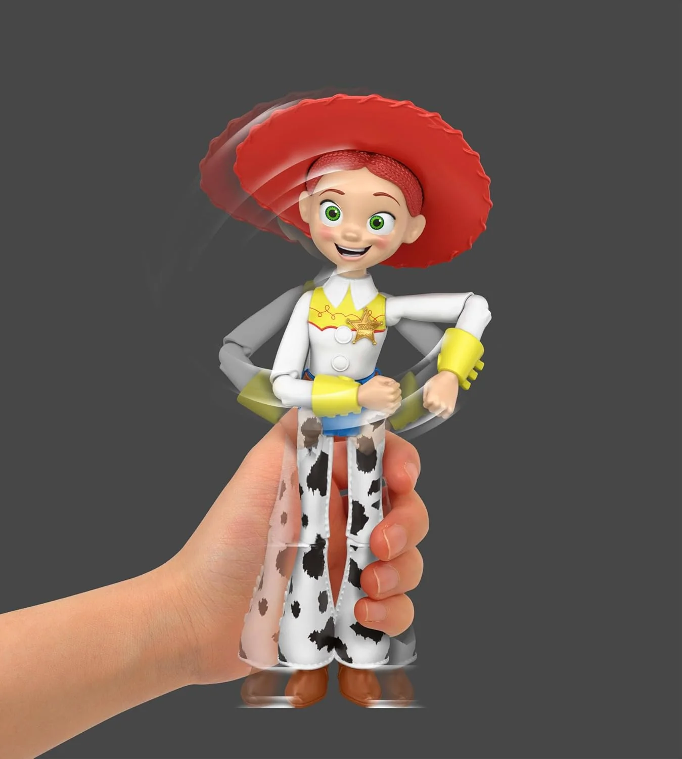 Mattel Disney Pixar Toy Story 5 große Jessie-Figur, 30 cm Filmspielzeug tanzendes Cowgirl Bewegung, 12 bewegliche Gelenke, genaue Details, JKV40 - Image 5