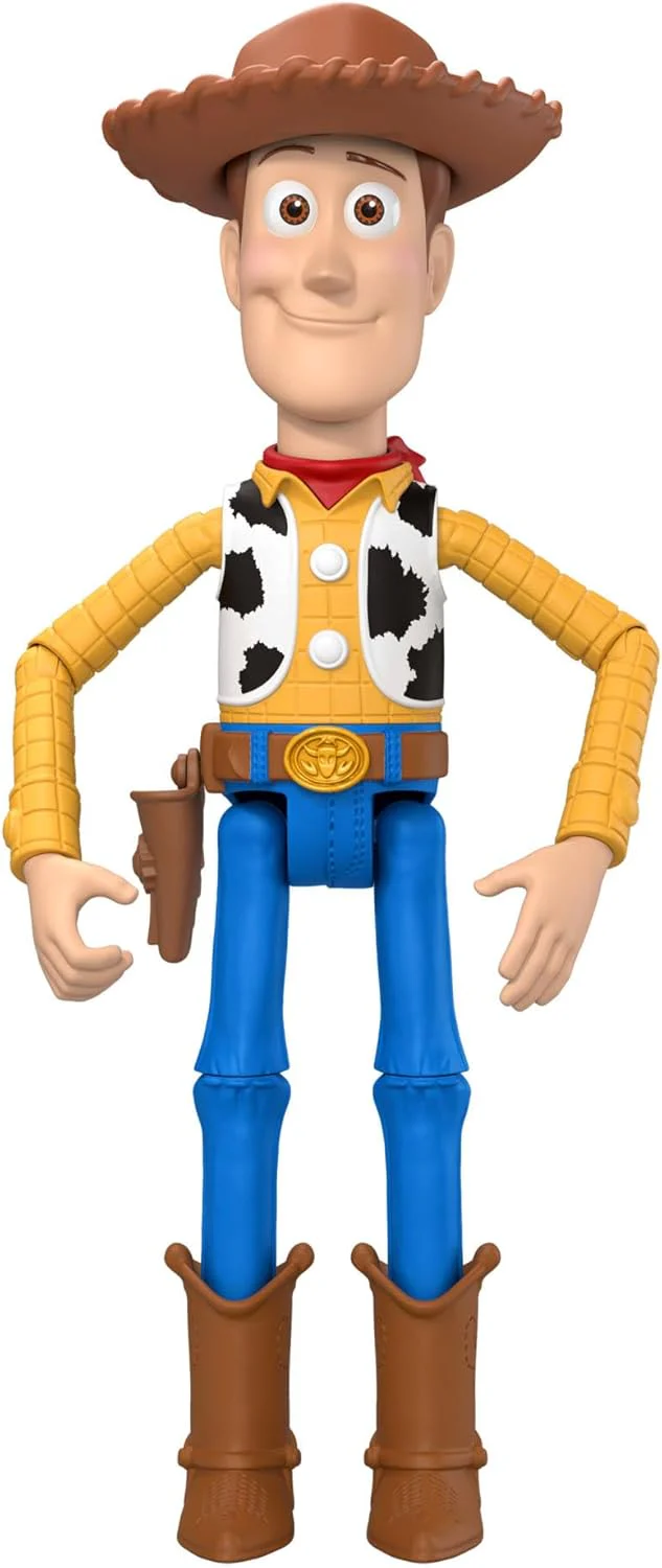 Mattel Disney Pixar Toy Story 5 - Woody, action figure da 23,5cm con 14 punti di articolazione, cappello removibile e design fedele al film 2026, 3+ anni, JKV14 - Image 4