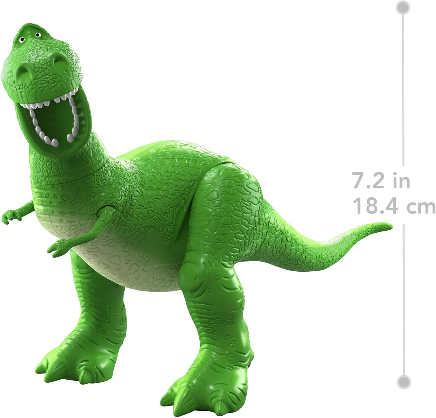 Mattel Disney Pixar Toy Story 5 - Rex il Dinosauro Verde, action figure da 18,5 cm con 8 punti di articolazione, design fedele al film 2026, 3+ anni, JKV17 - Image 2