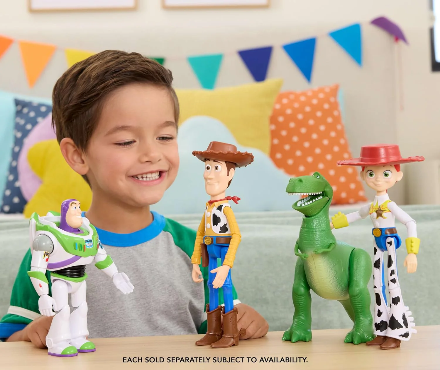 Mattel Disney Pixar Toy Story 5 - Rex il Dinosauro Verde, action figure da 18,5 cm con 8 punti di articolazione, design fedele al film 2026, 3+ anni, JKV17 - Image 6