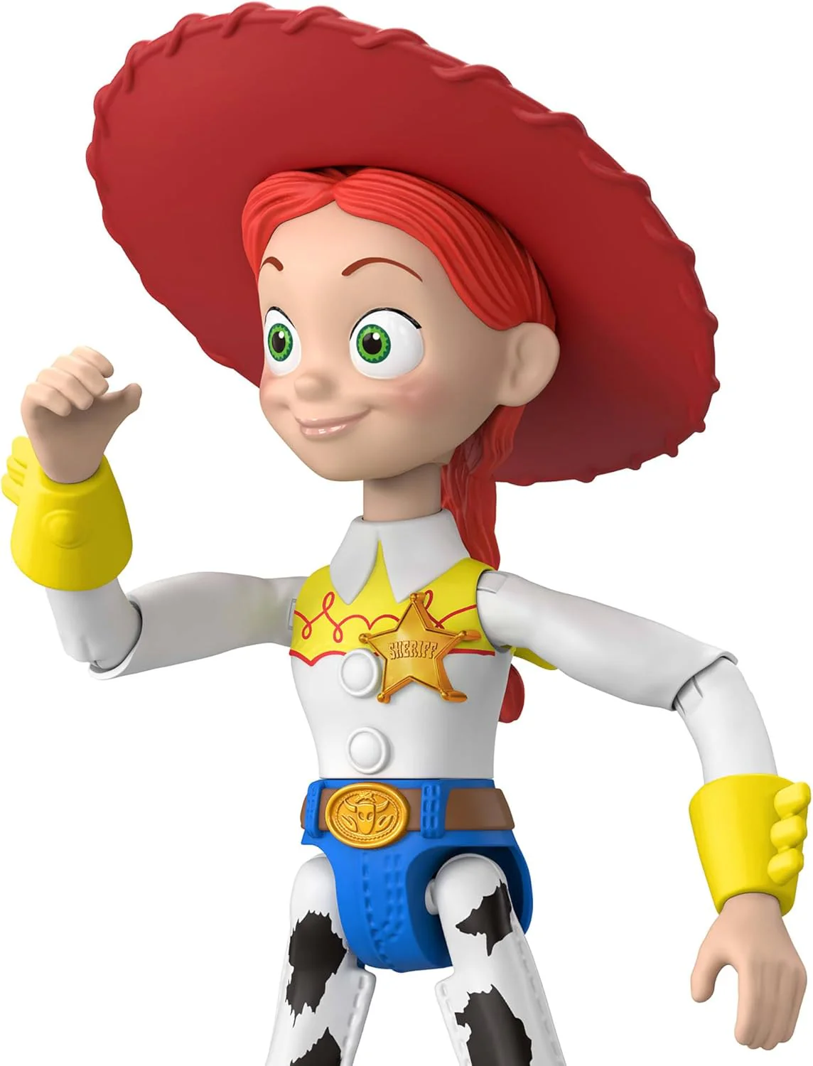 Mattel Disney Pixar Toy Story 5 - Jessie Cowgirl, action figure da 22,5cm con 12 punti di articolazione, cappello removibile e design fedele al film 2026, 3+ anni, JKV16 - Image 3