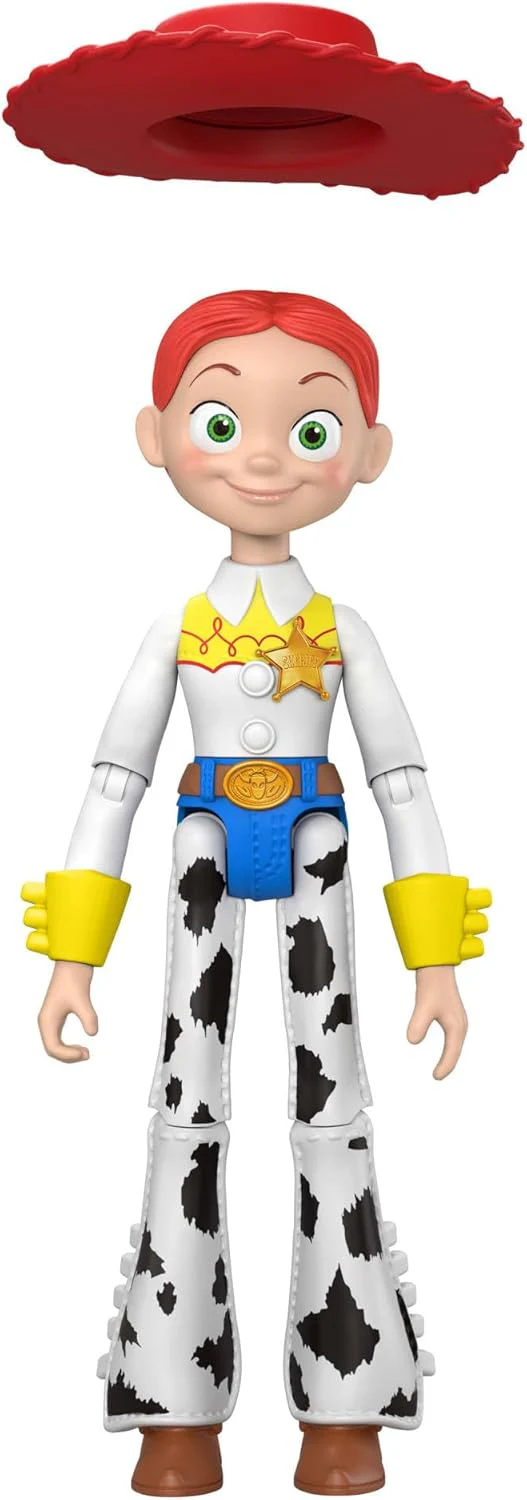 Mattel Disney Pixar Toy Story 5 - Jessie Cowgirl, action figure da 22,5cm con 12 punti di articolazione, cappello removibile e design fedele al film 2026, 3+ anni, JKV16 - Image 4