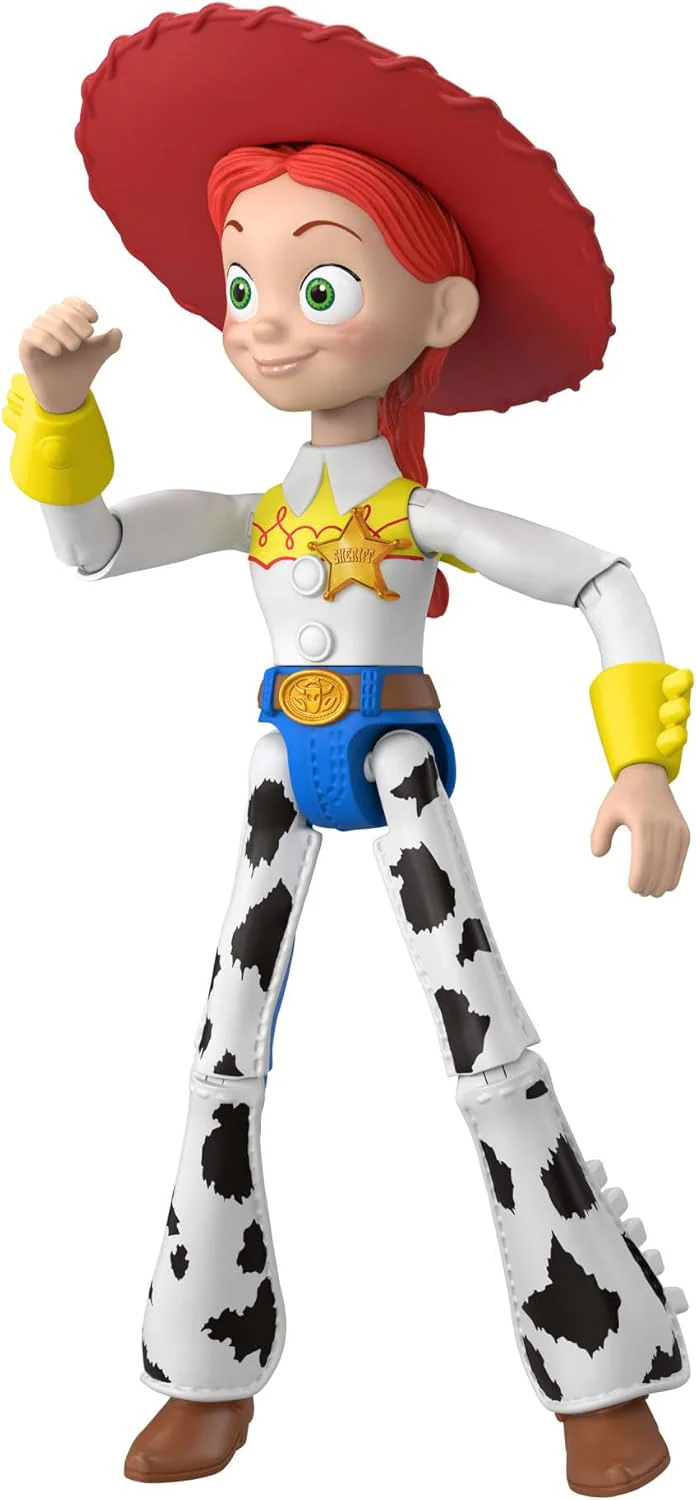Mattel Disney Pixar Toy Story 5 - Jessie Cowgirl, action figure da 22,5cm con 12 punti di articolazione, cappello removibile e design fedele al film 2026, 3+ anni, JKV16 - Image 6