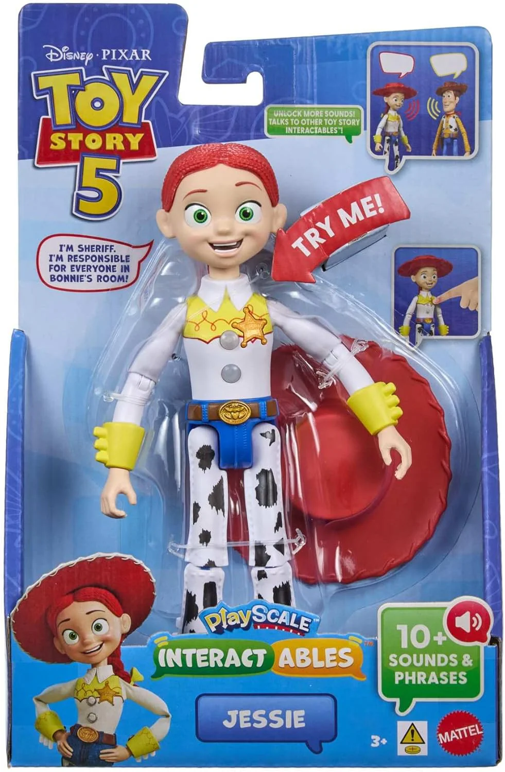 Mattel Disney and Pixar Toy Story 5 Interactables Talking Figures, 7 Inch Playscale, Movie Phrases & Converses with Others in Line, Characters Vary, JKV27 - Image 5