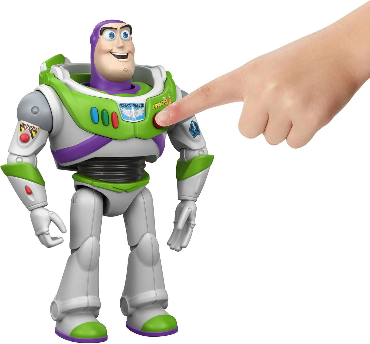 Mattel Disney and Pixar Toy Story 5 Interactables Figure, Buzz Lightyear 7 Inch Playscale, Movie Phrases & Converses with Other Characters in Line, JKV26 - Image 3