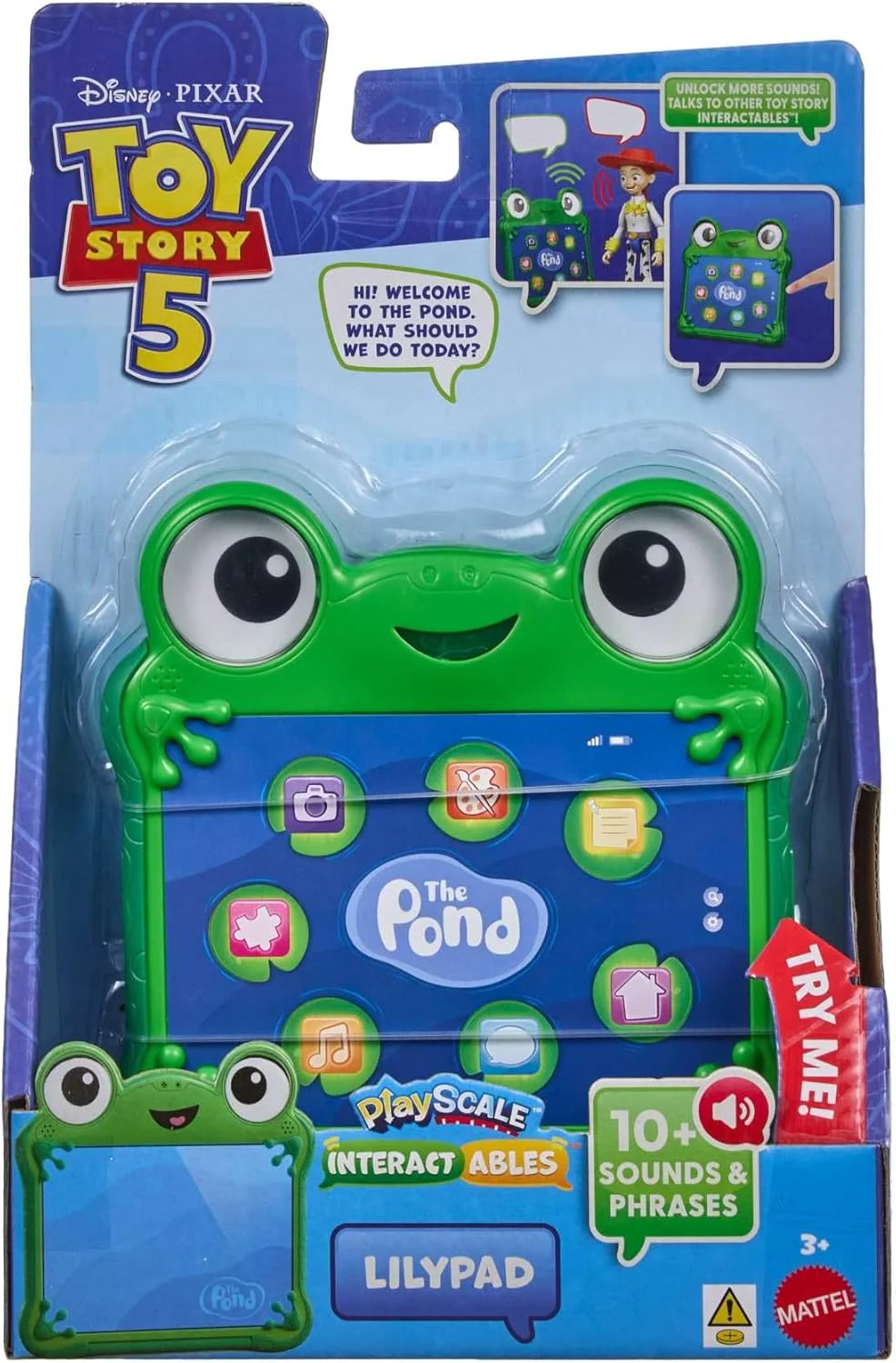 Mattel Disney Pixar Toy Story 5 - LilyPad, personaggio interattivo da 18cm che ripete le frasi del film e interagisce con gli altri personaggi della serie quando sono vicini, JKV28 - Image 3