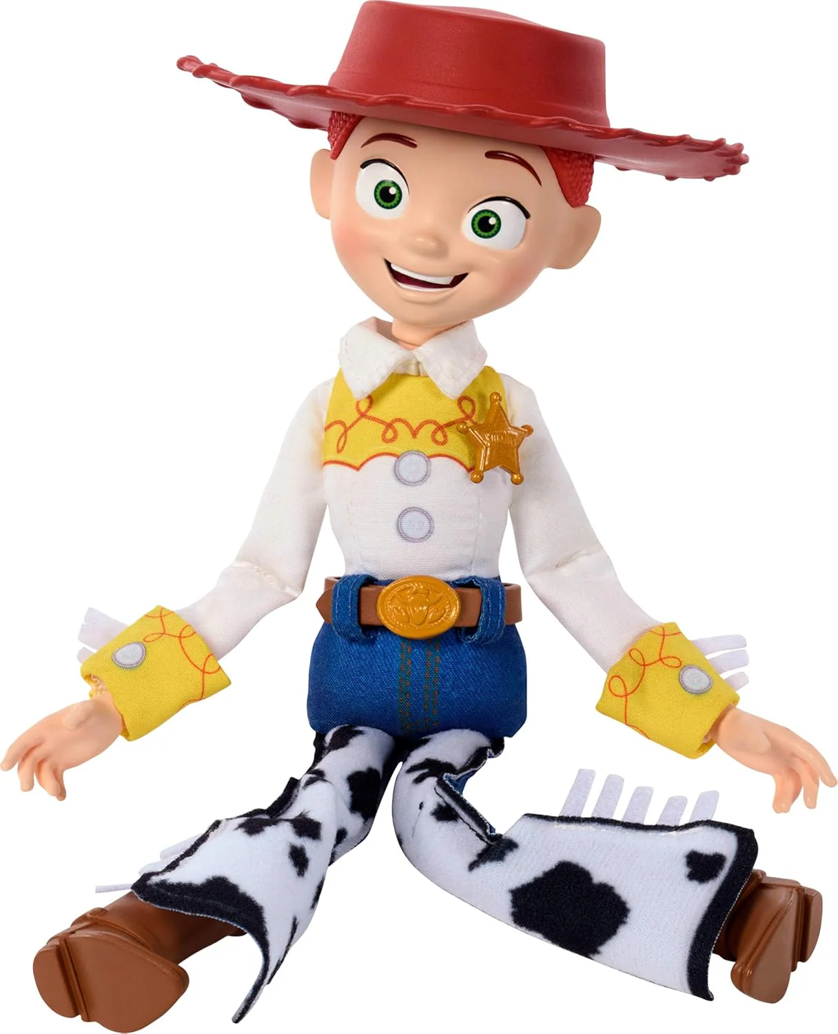 Mattel Disney Pixar Toy Story 5 Jessie - Bambola di straccio in scala da gioco, 17,8 cm, cowgirl dai capelli rossi, statuetta da collezione morbida e fedele al film - Image 5