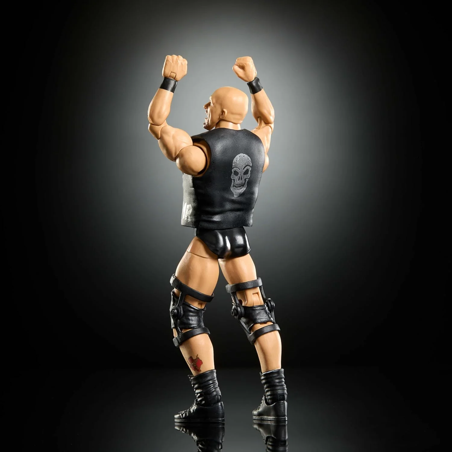 Mattel WWE Elite Actionfigur und Zubehörteile, Greatest Hits 2025, ca. 15 cm große Sammelfigur Stone Cold Steve Austin mit 25 Bewegungspunkten und austauschbaren Händen, JHT58 - Image 4