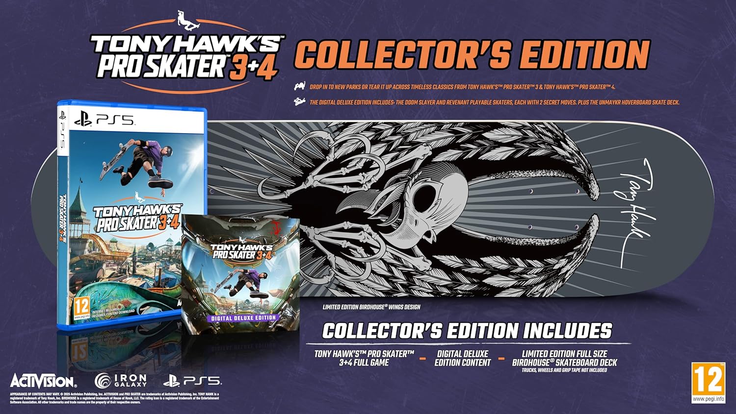 Tony Hawk's Pro Skater 3+4 Collector's Edition (PlayStation 5) - Image 2