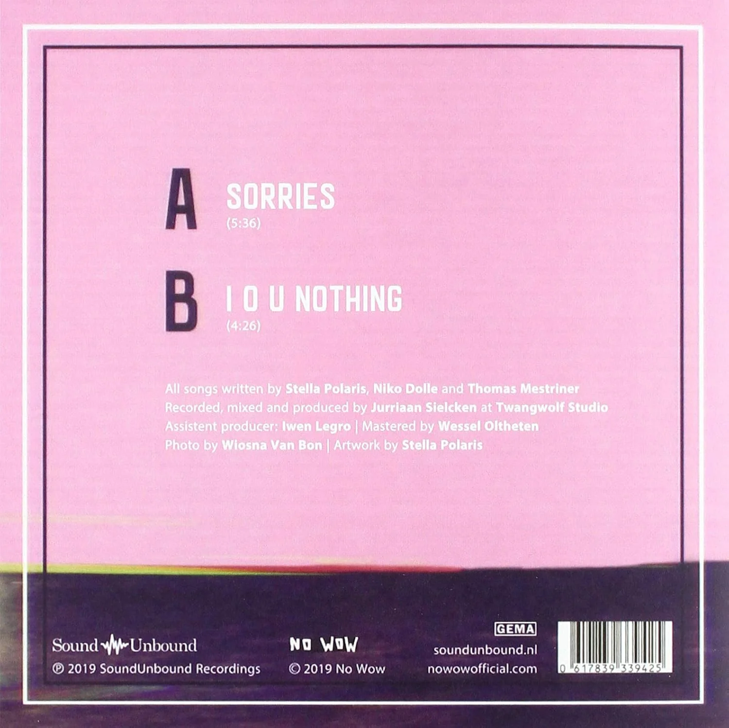 Sorries/I O U Nothing902 - Image 2