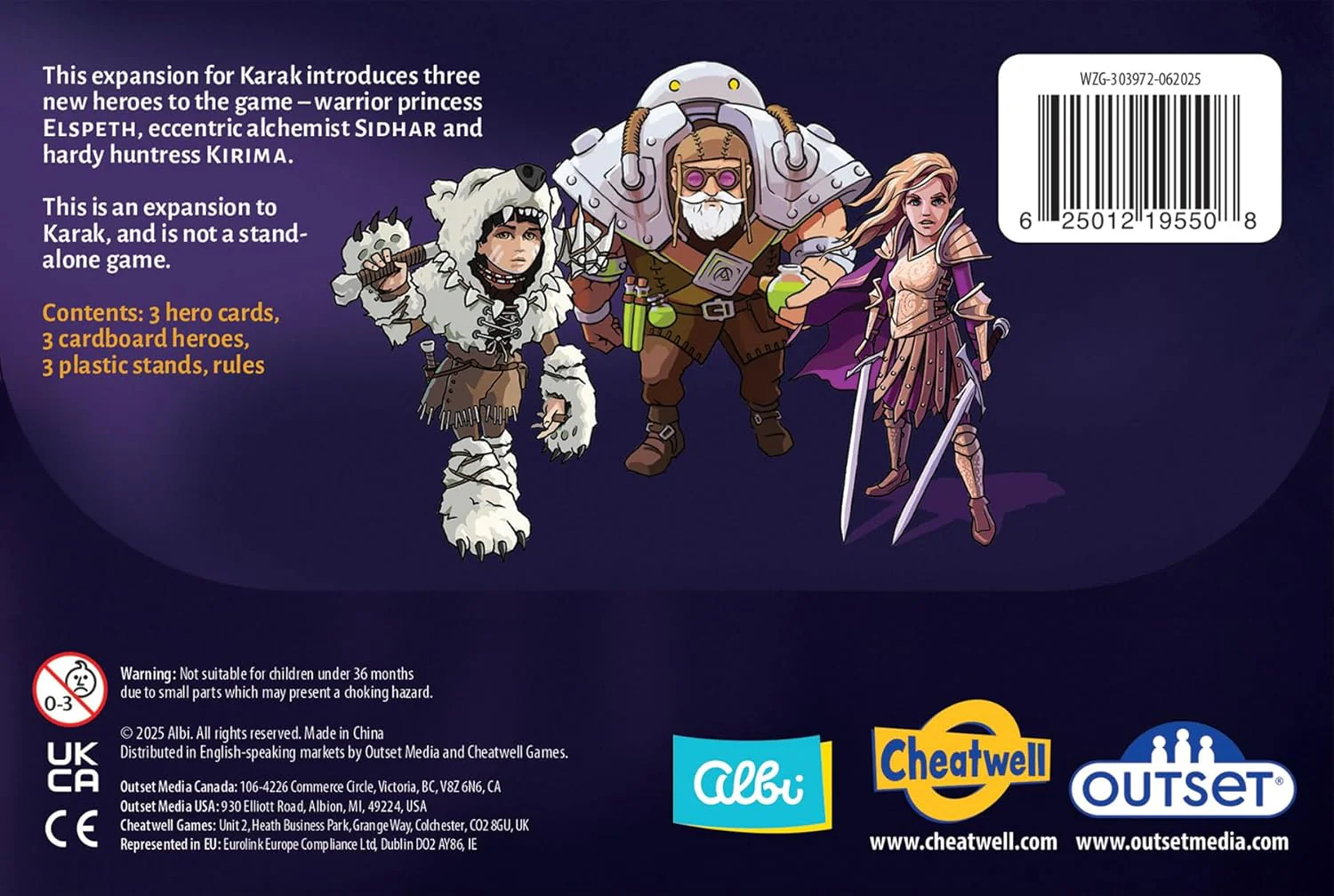 Karak New Heroes Expansion – Expansion for Karak – 7+ Years – Role Playing Board Game - Image 3
