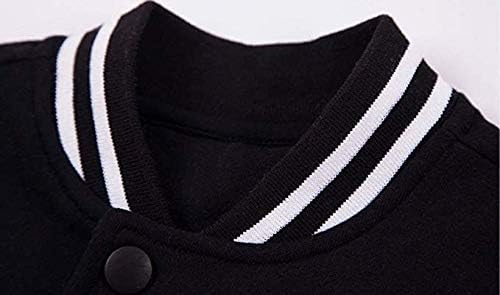 Black Crowes Men's Women's Plus Velvet Fashion Baseball Uniform Jacket Sports Jacket S - Image 3