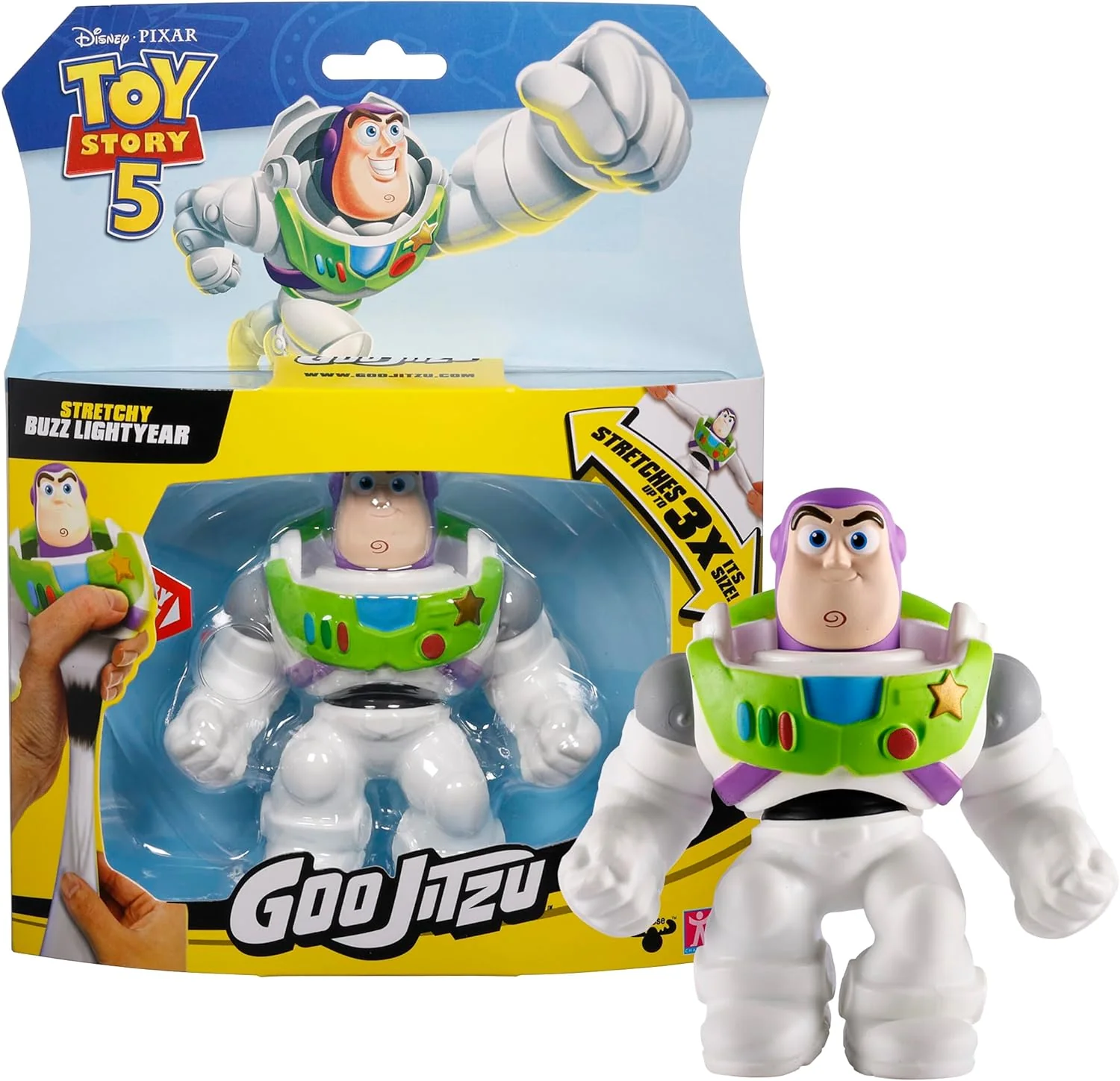 Goo Jitzu and Disney Pixar Toy Story Stretchy Characters, Buzz Lightyear, Woody, Goo Fillings, Super Stretchy - Image 3