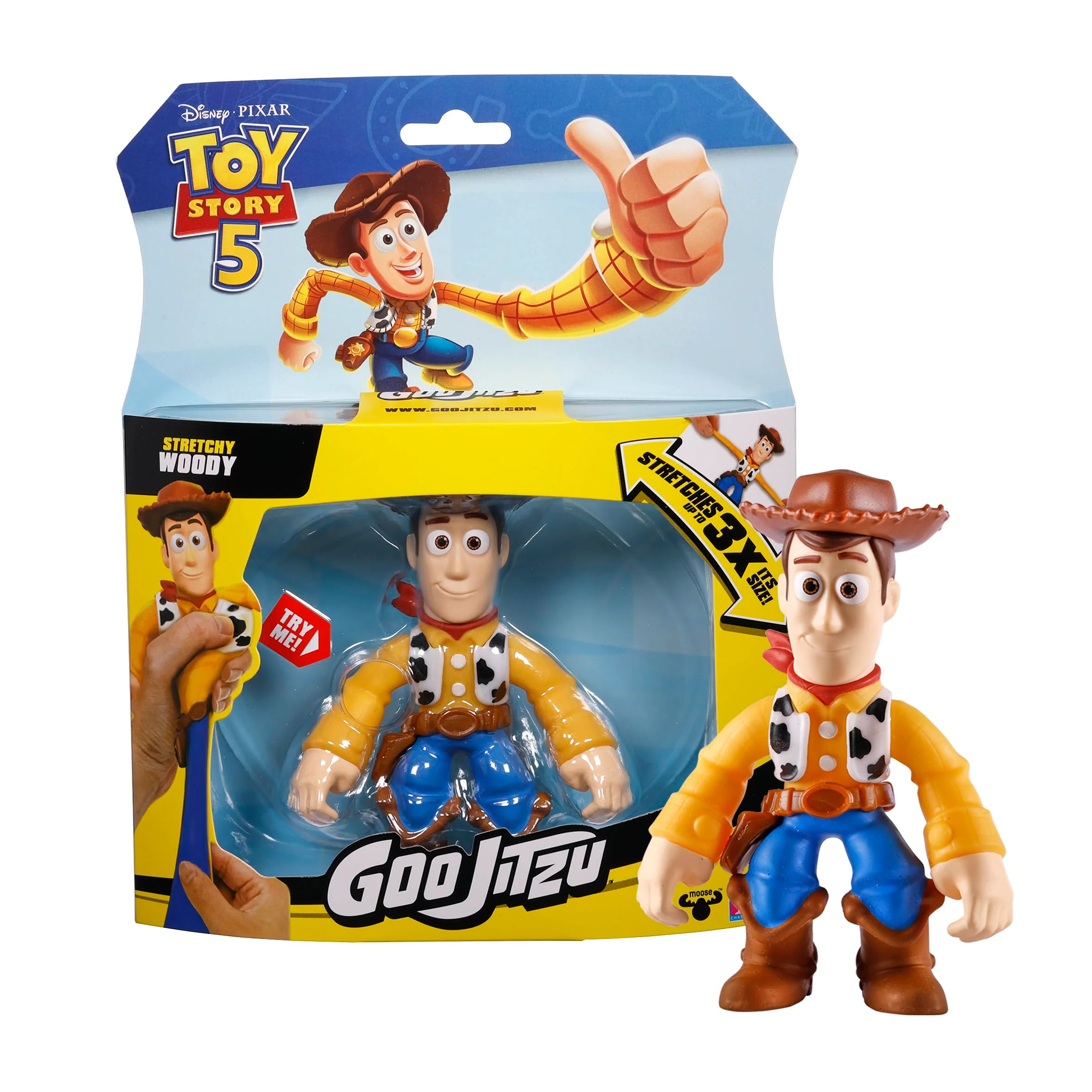 Goo Jitzu and Disney Pixar Toy Story Stretchy Characters, Buzz Lightyear, Woody, Goo Fillings, Super Stretchy