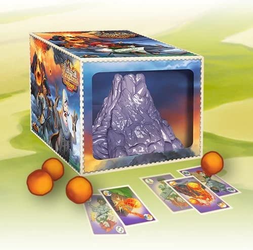 Vesuvius Media Catapult Kingdoms: Volcano! Expansion (KICKSTARTER Exclusive) Ready, aim... Ouch! HOT! HOT! HOT! Defend Your Castle from Flowing Lava! - Image 3