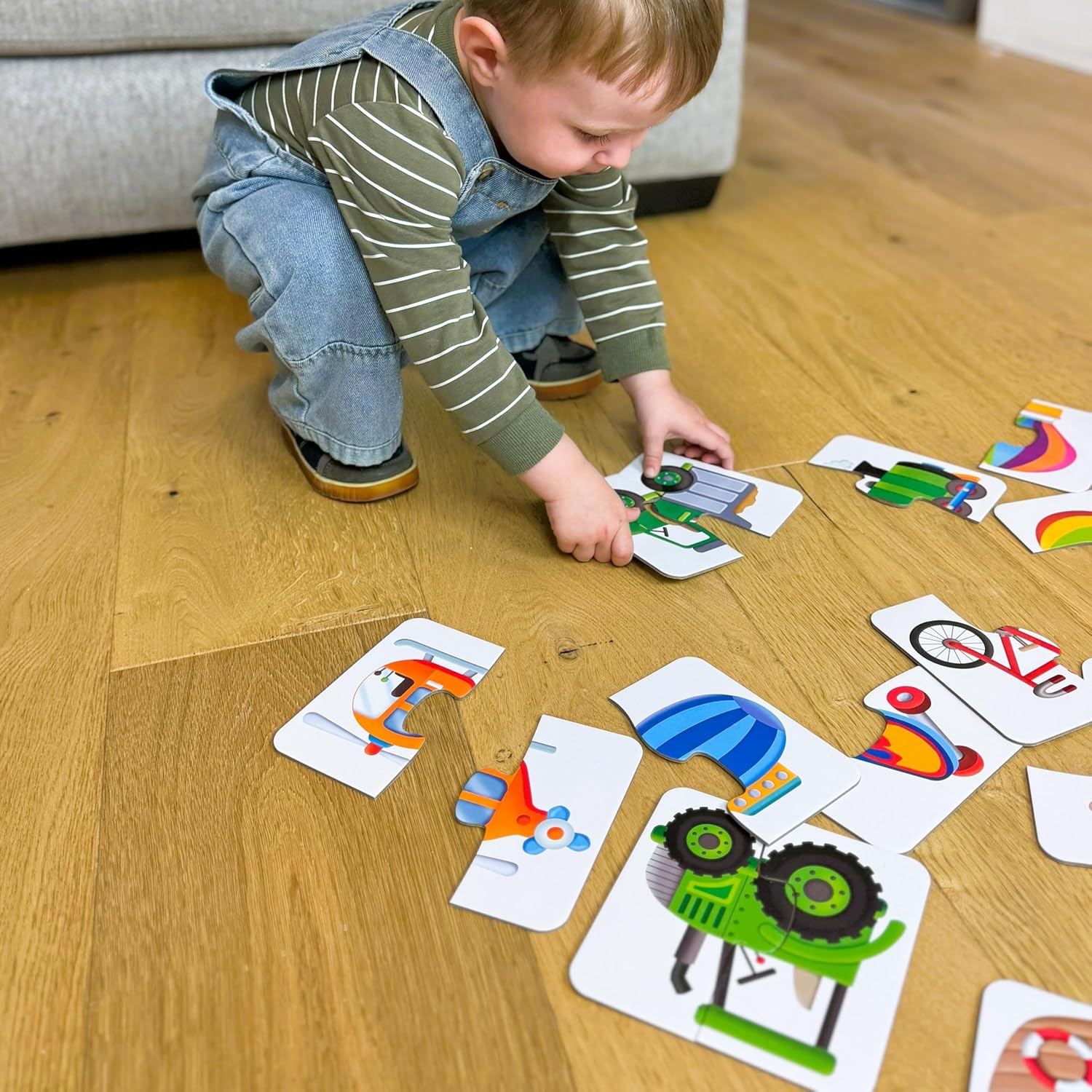 The Learning Journey My First Match It - Things That Go Puzzle For Kids - Helps Interactive Child Development, Problem-Solving and Motor Skills - 15 Self-Correcting Puzzle Sets - For 2+ Years - Image 4