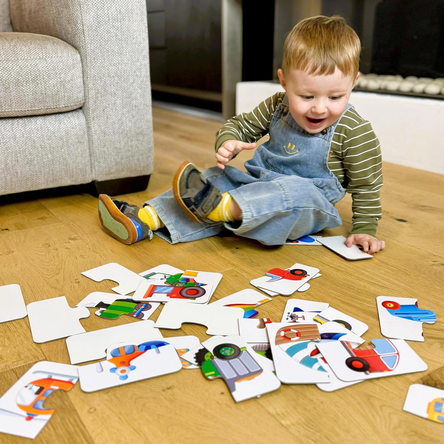 The Learning Journey My First Match It - Things That Go Puzzle For Kids - Helps Interactive Child Development, Problem-Solving and Motor Skills - 15 Self-Correcting Puzzle Sets - For 2+ Years - Image 6